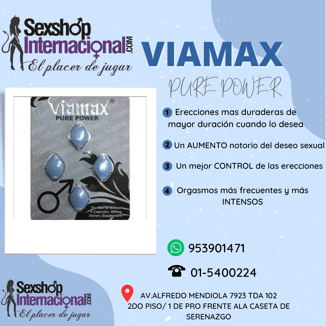 POTENCIA SEXUAL VIAMAX PURE POWER